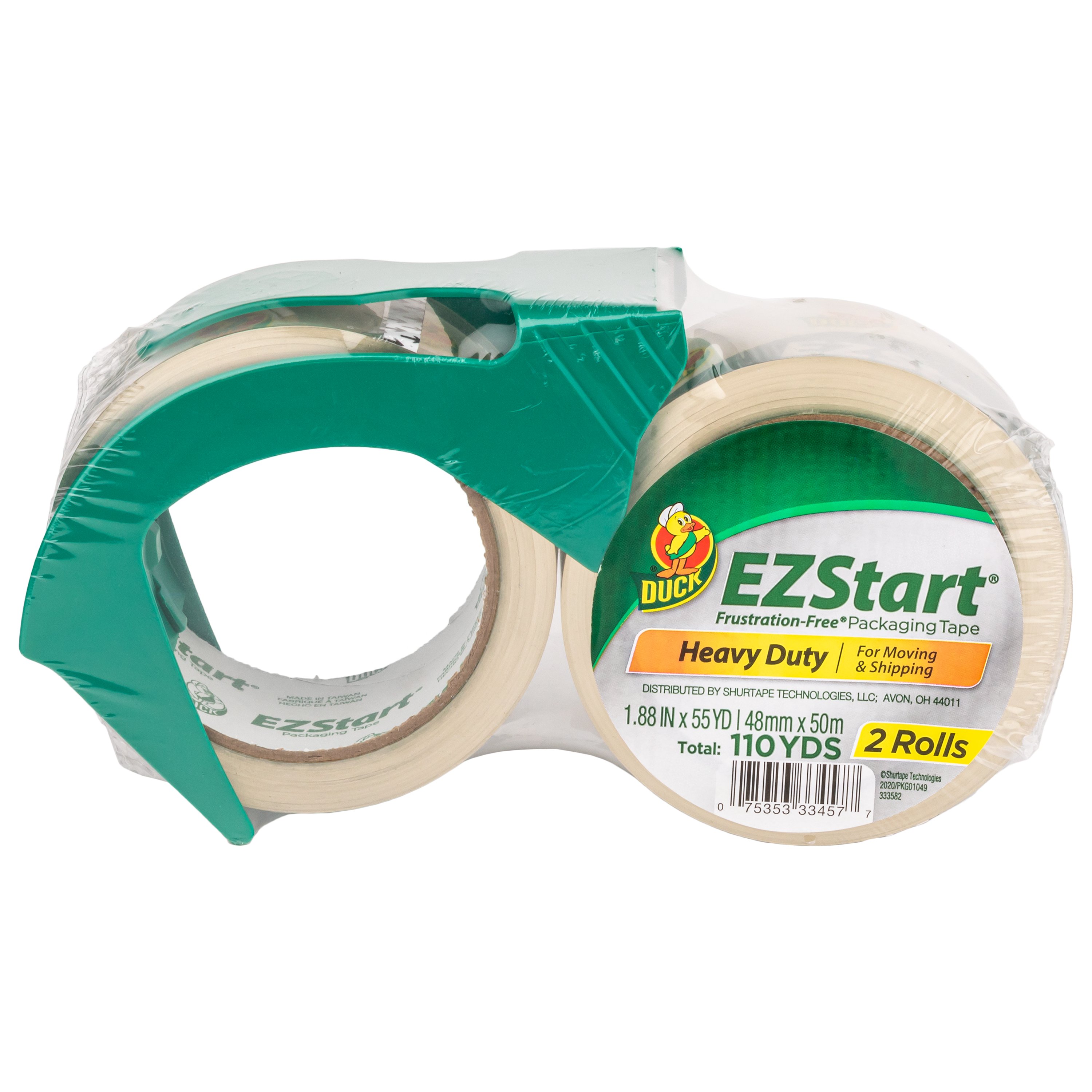 Duck EZ Start Heavy Duty Packaging Tape, 2 Pk Shop Tape at HEB