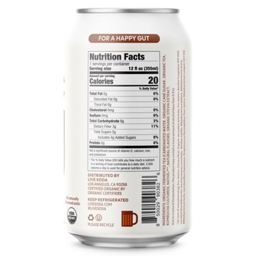 LIVE Soda Organic Probiotic Root Beer