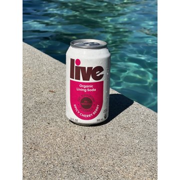 LIVE Soda Organic Probiotic Spicy Cherry Berry