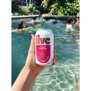 LIVE Soda Organic Probiotic Spicy Cherry Berry