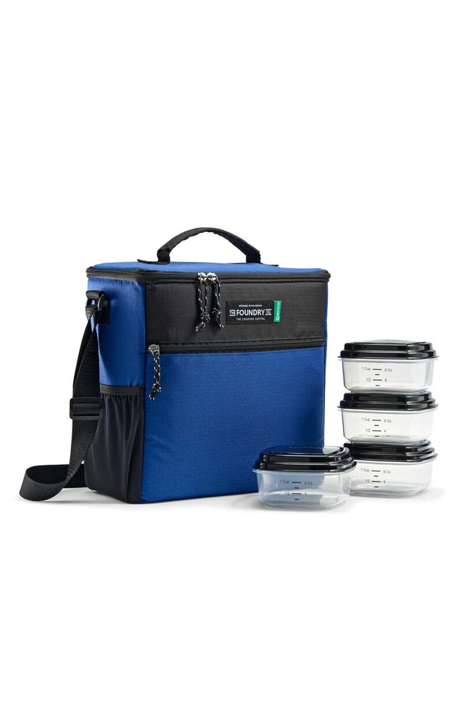 Fit + Fresh Foundry Lunch Bag Kit - Blue; image 2 of 2