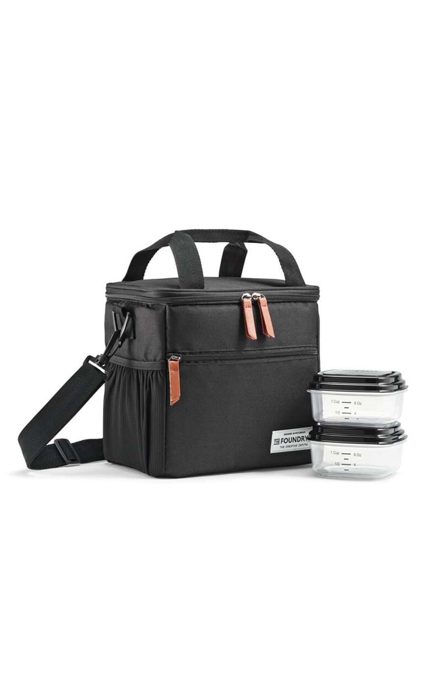 Fit + Fresh Foundry Lunch Bag Kit - Black; image 2 of 2