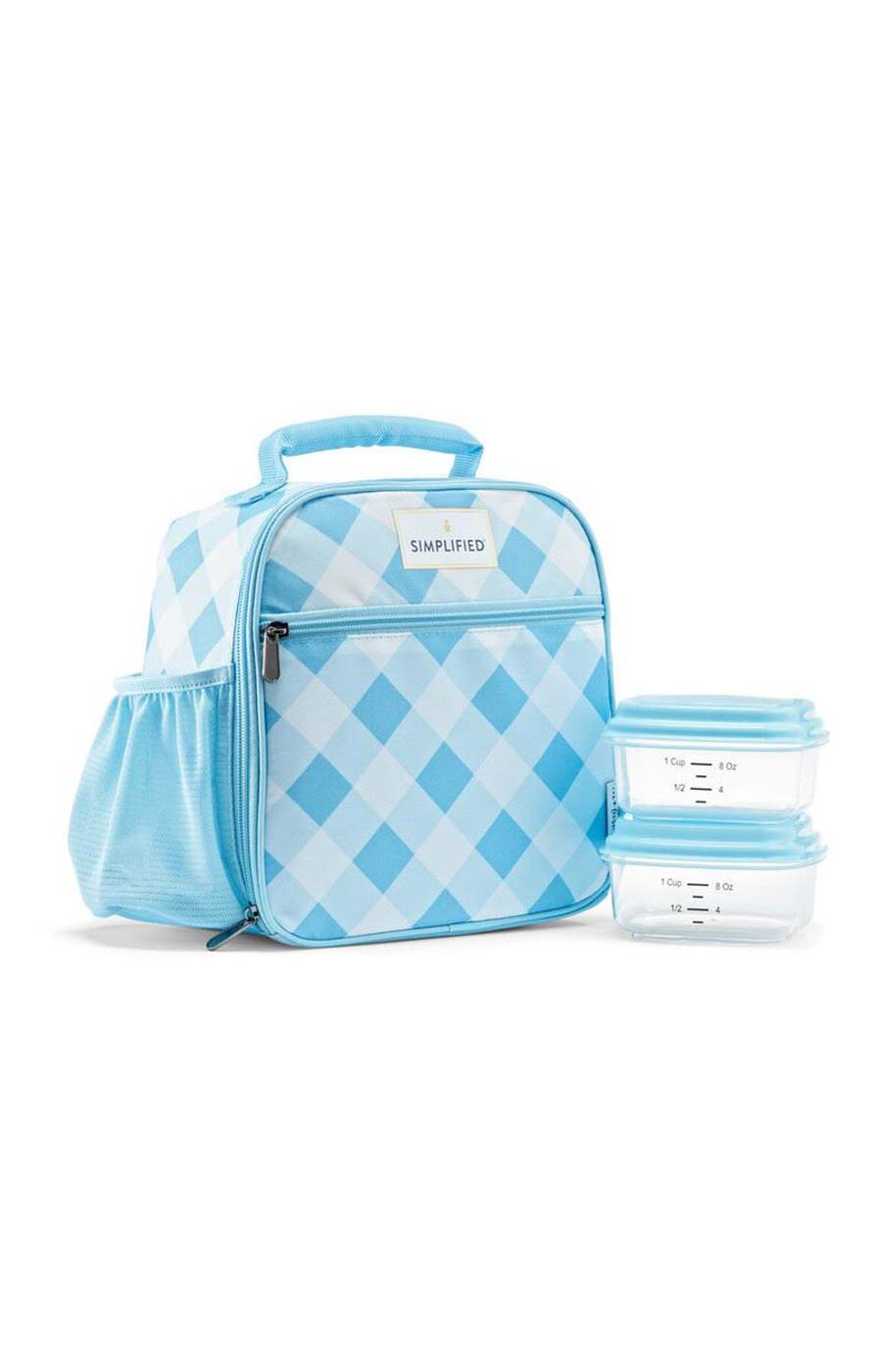 Fit + Fresh Simplified Townsend Lunch Bag Kit - Blue; image 2 of 2