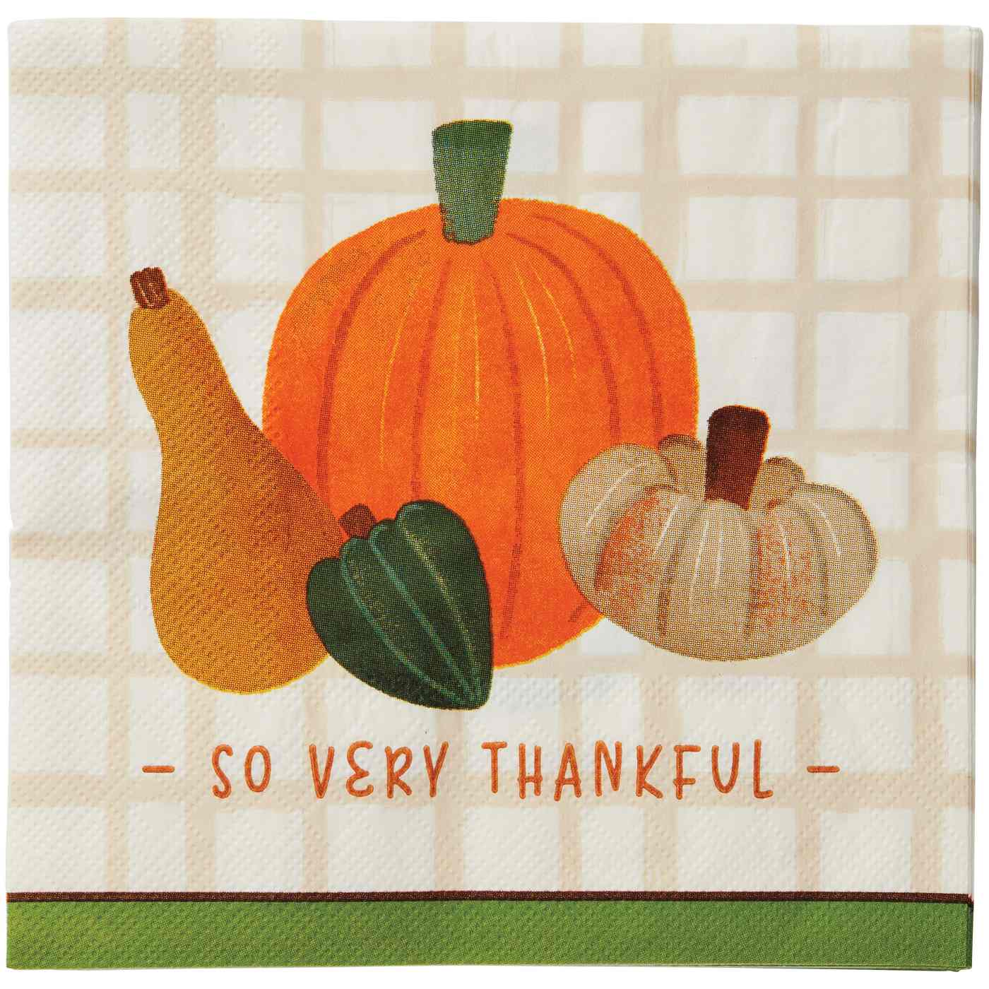 Destination Holiday Thanksgiving So Very Thankful Paper Napkins; image 1 of 2