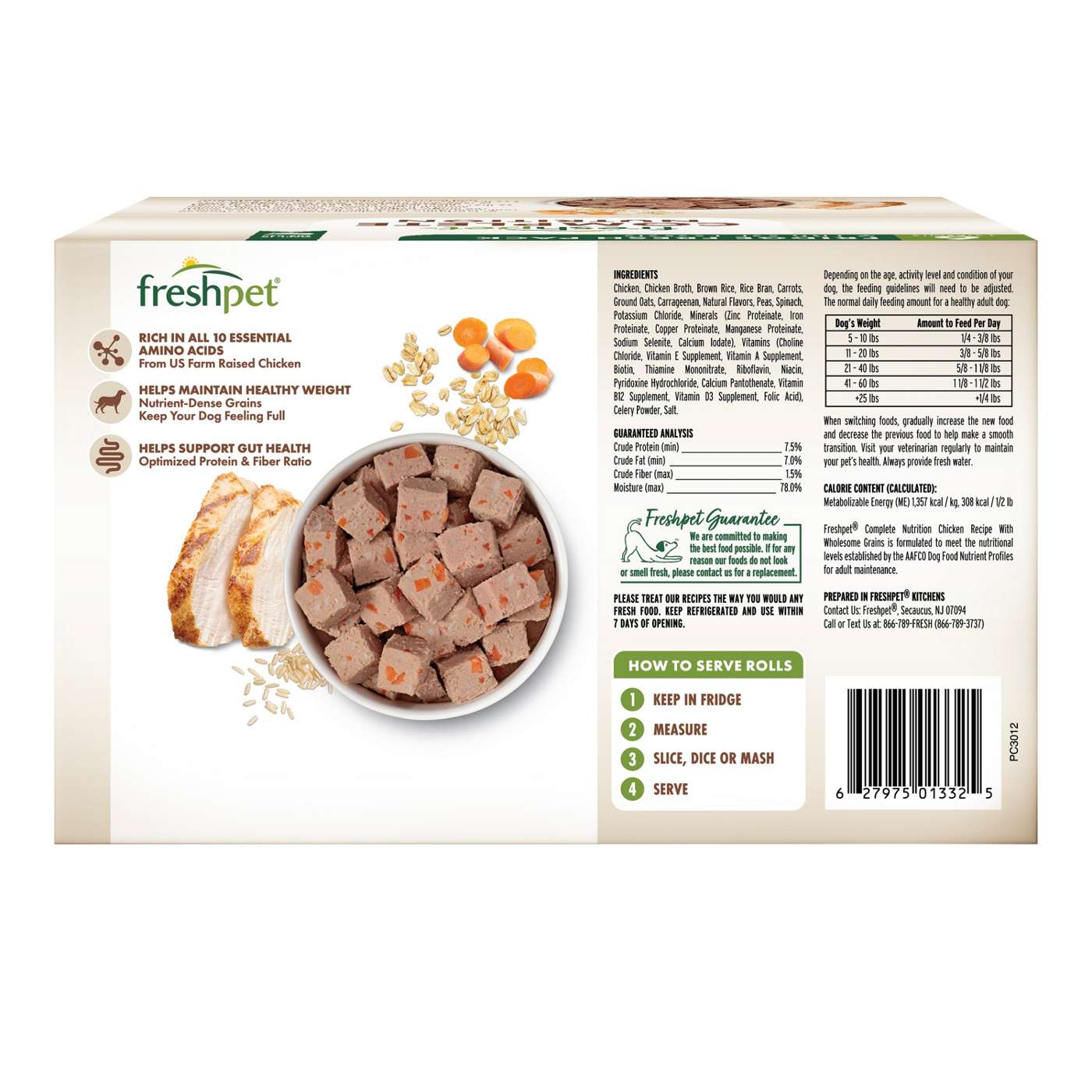 Freshpet Complete Nutrition Fresh Dog Food, Multipack - Chicken; image 2 of 2