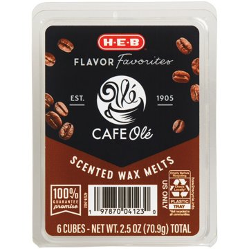 H-E-B Flavor Favorites CAFE Olé Coffee Scented Wax Melts