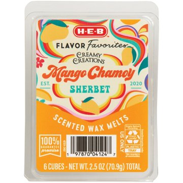 H-E-B Flavor Favorites Creamy Creations Mango Chamoy Sherbet Scented Wax Melts