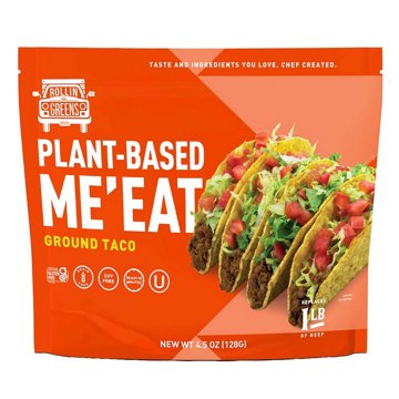 RollinGreens Plant-Based Me'Eat Ground Taco, 4.5 oz