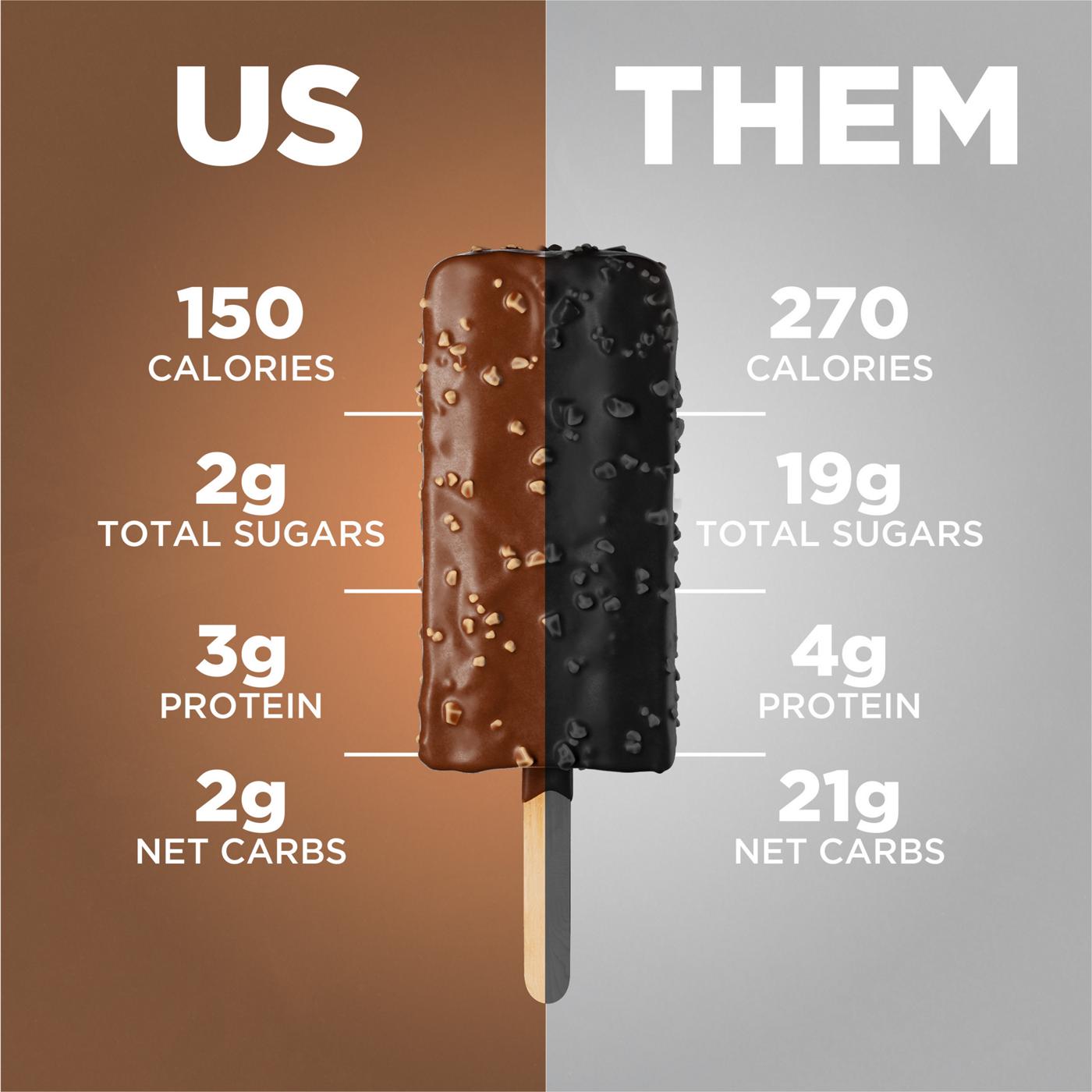 Keto Pint Zero Added Sugar Coffee Almond Ice Cream Bars; image 6 of 6