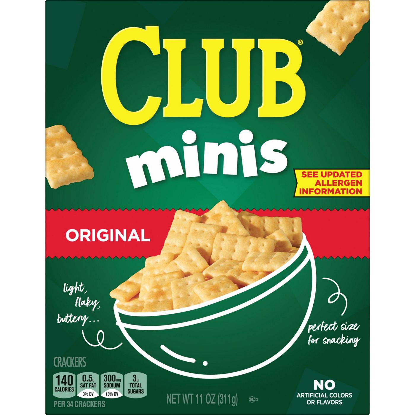 Club Minis Original Mini Crackers Shop Crackers & breadsticks at HEB