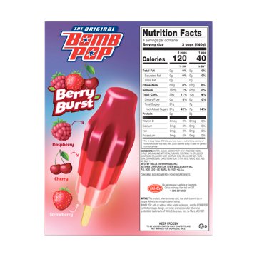 Bomb Pop Berry Burst Ice Pops