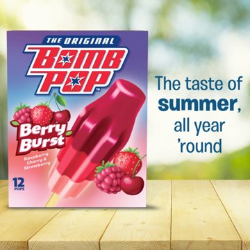 Bomb Pop Berry Burst Ice Pops