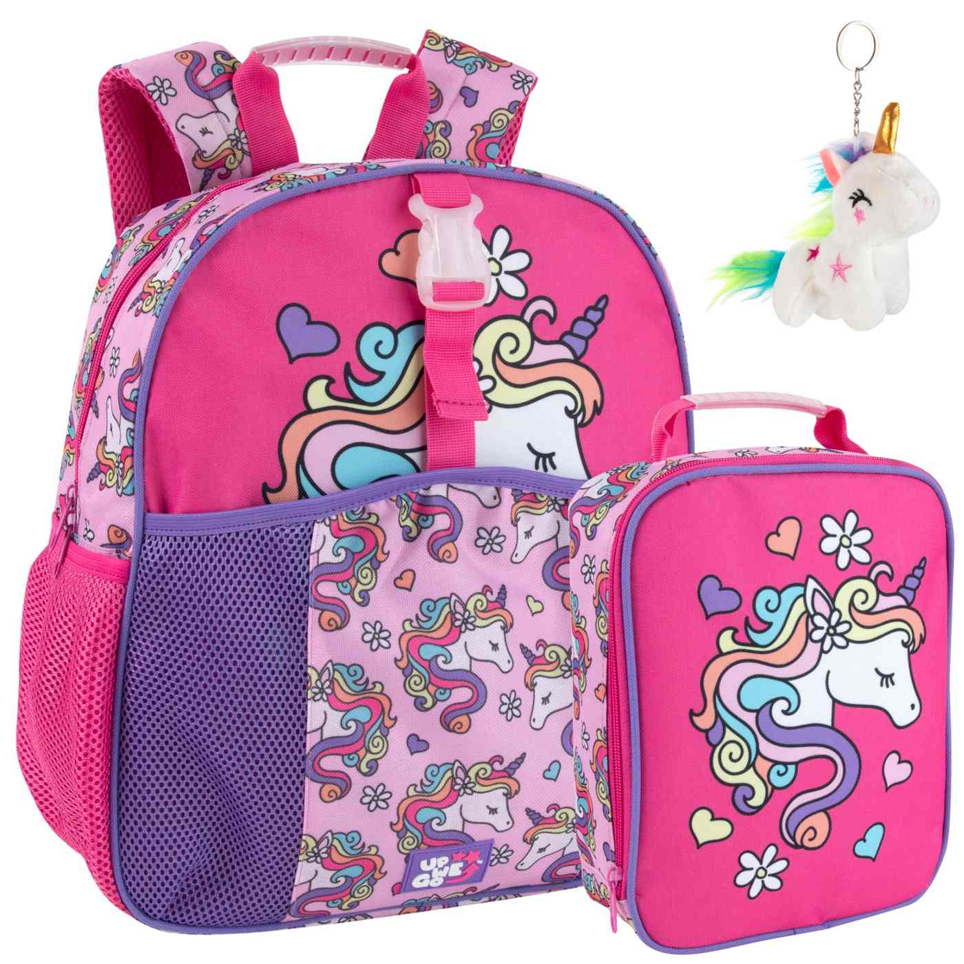 Trailmaker Up We Go Unicorn Backpack Set; image 2 of 2