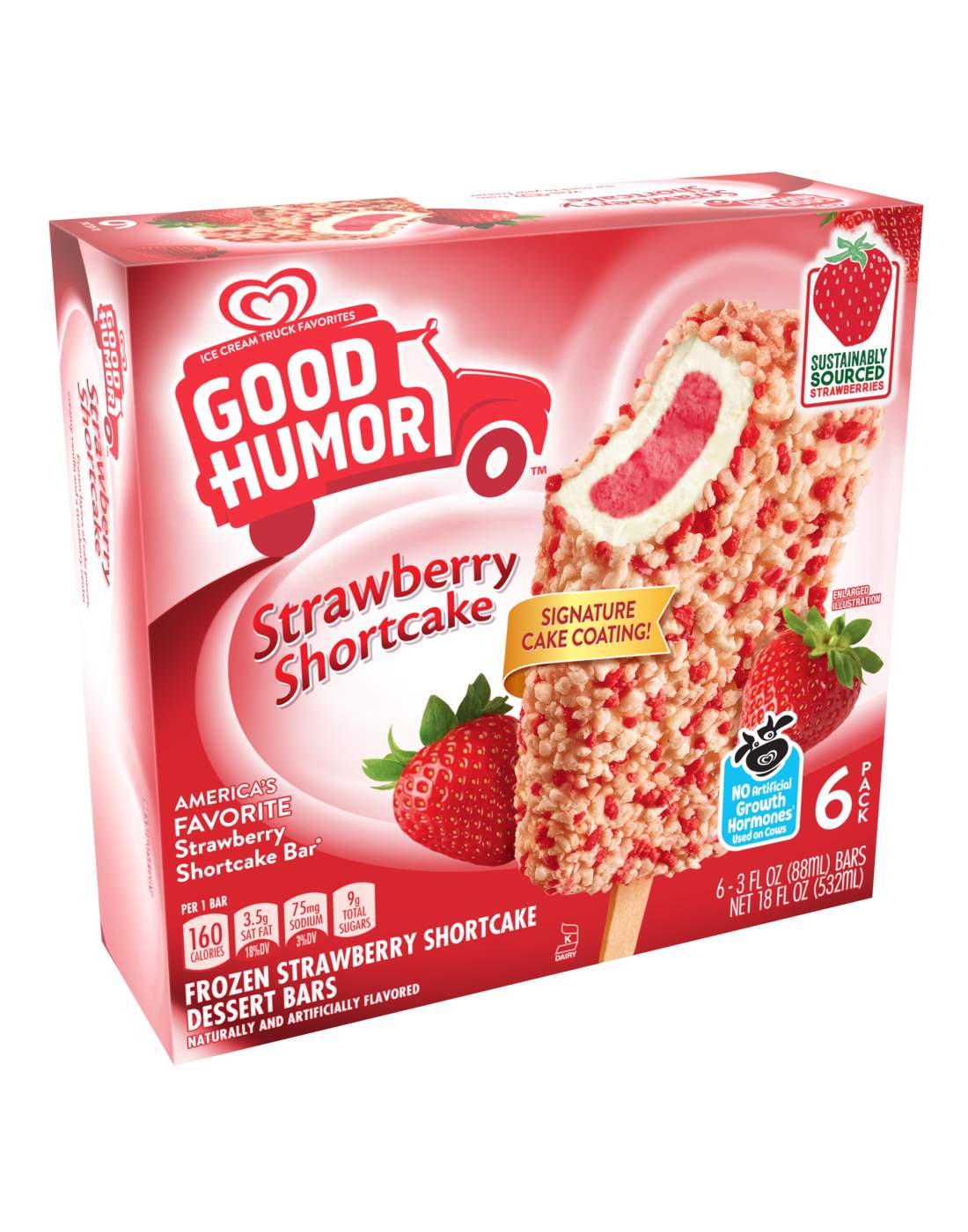 Good Humor Strawberry Shortcake Dessert Bars; image 4 of 5