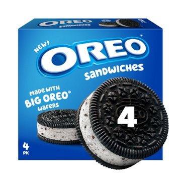 Dreyer's Oreo Sandwiches Frozen Treats, 4 ct