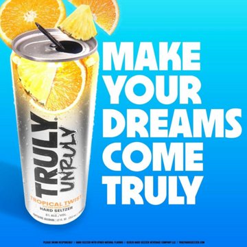 Truly Unruly Hard Seltzer Variety 12 pk Cans, 12 oz