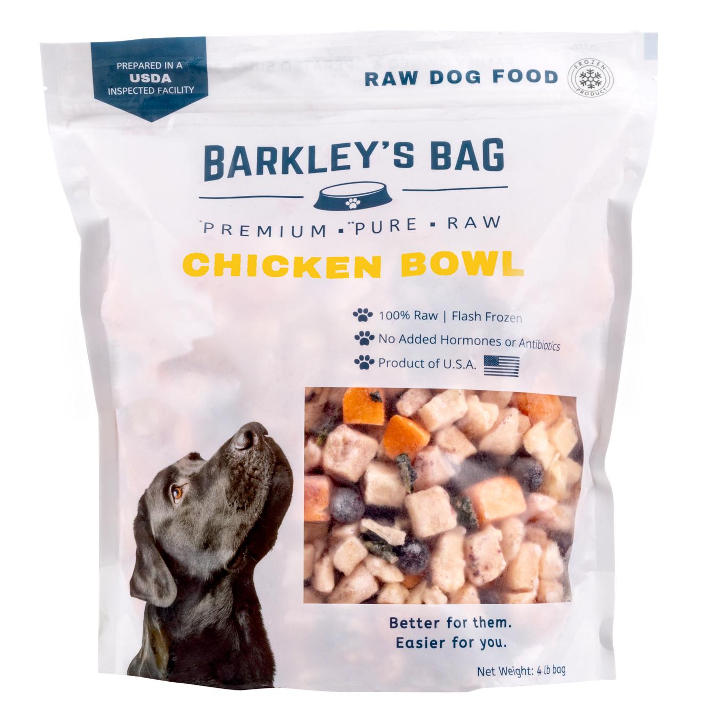Barkley's Bag Chicken Bowl Raw Dog Food; image 1 of 2