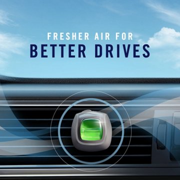 Febreze Auto Vent Clip Air Freshener - Noir