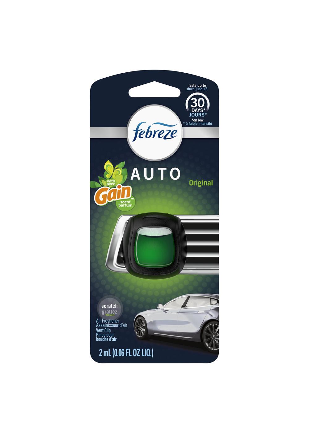 Febreze Auto Vent Clip Air Freshener - Gain Original; image 1 of 6