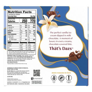 Häagen-Dazs Vanilla Milk Chocolate Ice Cream Bars
