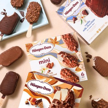 Häagen-Dazs Vanilla Milk Chocolate Ice Cream Bars