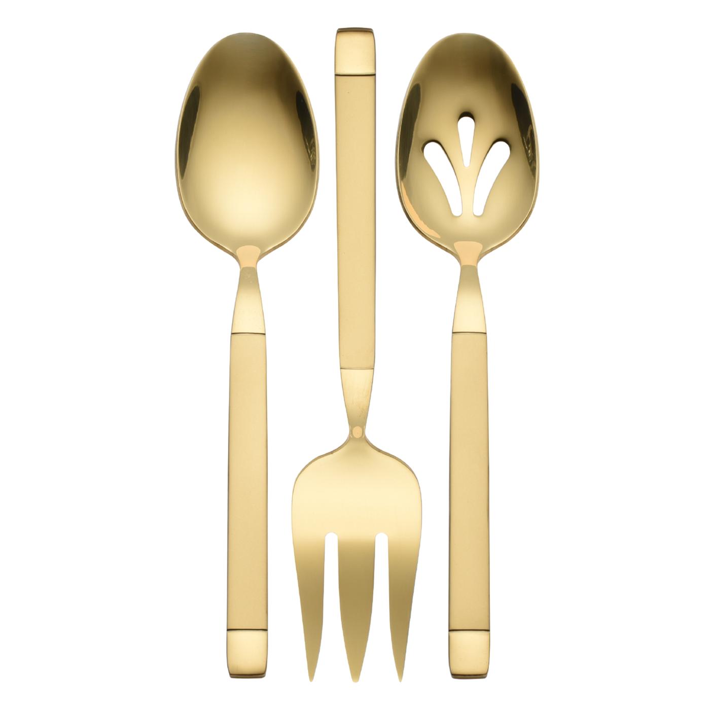 Bombay Fine Stainless Steel Serving Set - Gold; image 2 of 2