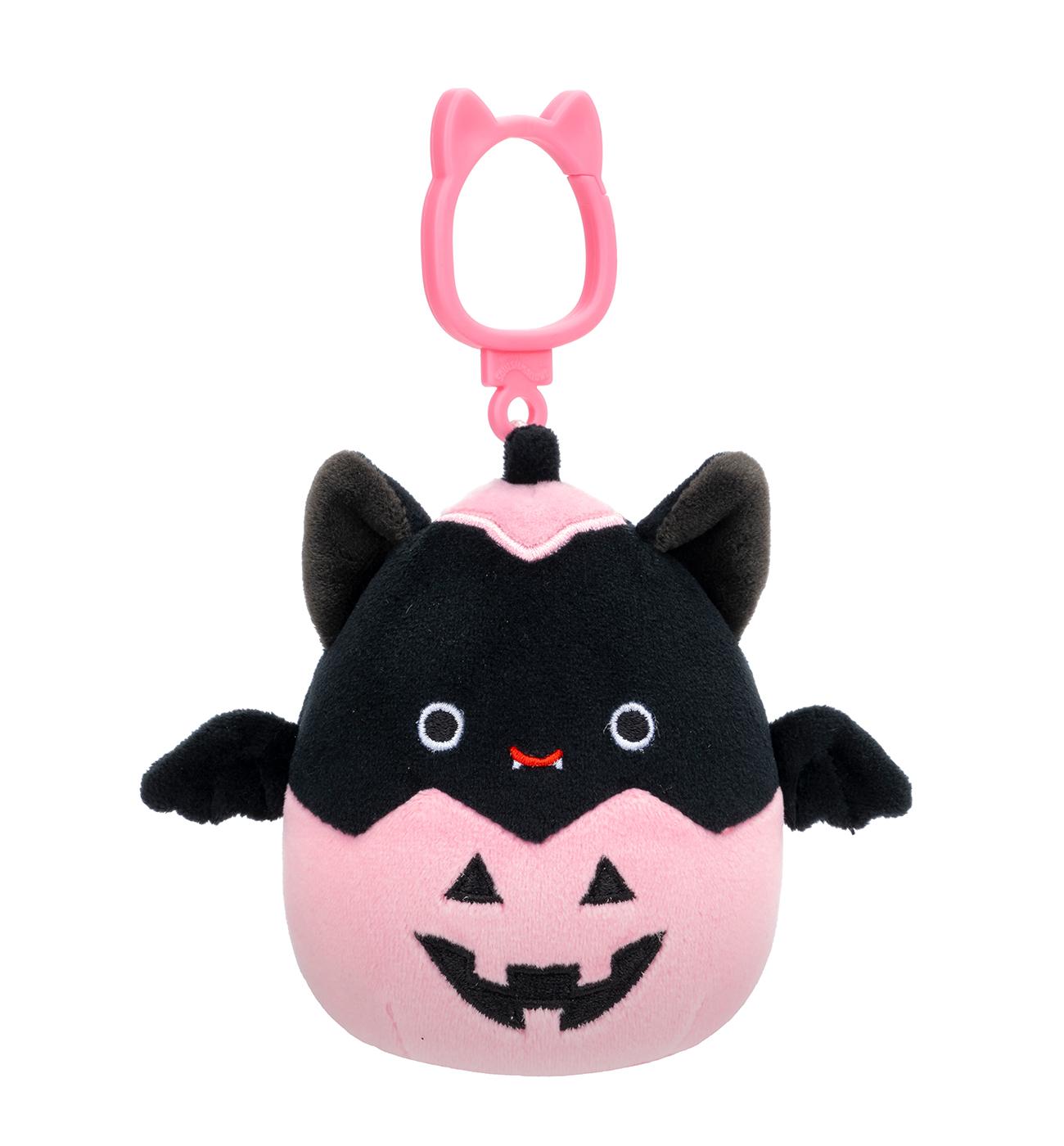 Squishmallows Bat Pumpkin Halloween Clip-On Plush; image 1 of 3