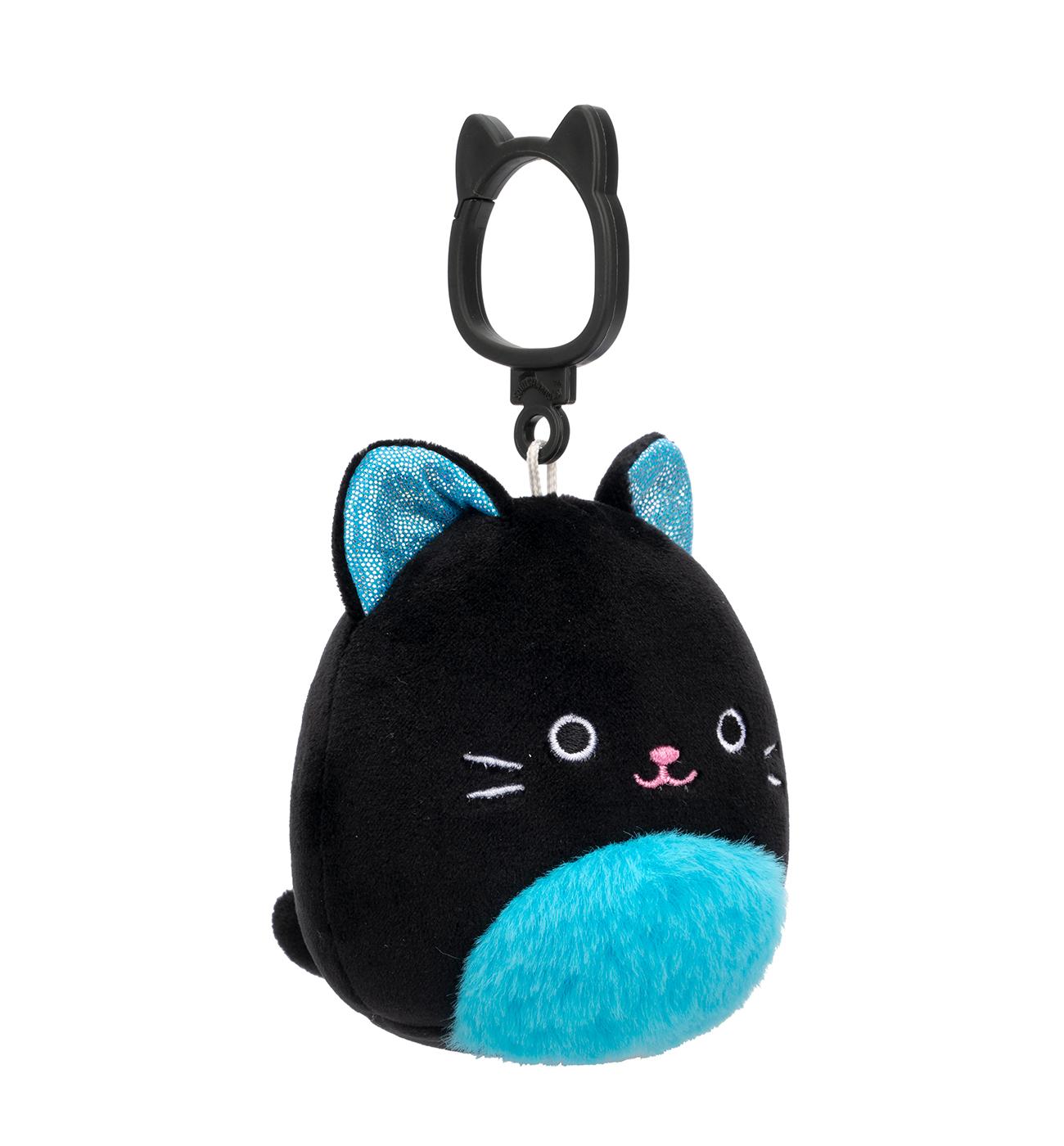 Squishmallows Black Cat Halloween Clip-On Plush; image 2 of 2