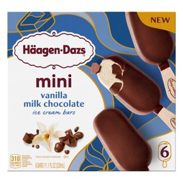 Häagen-Dazs Mini Vanilla Milk Chocolate Ice Cream Bars