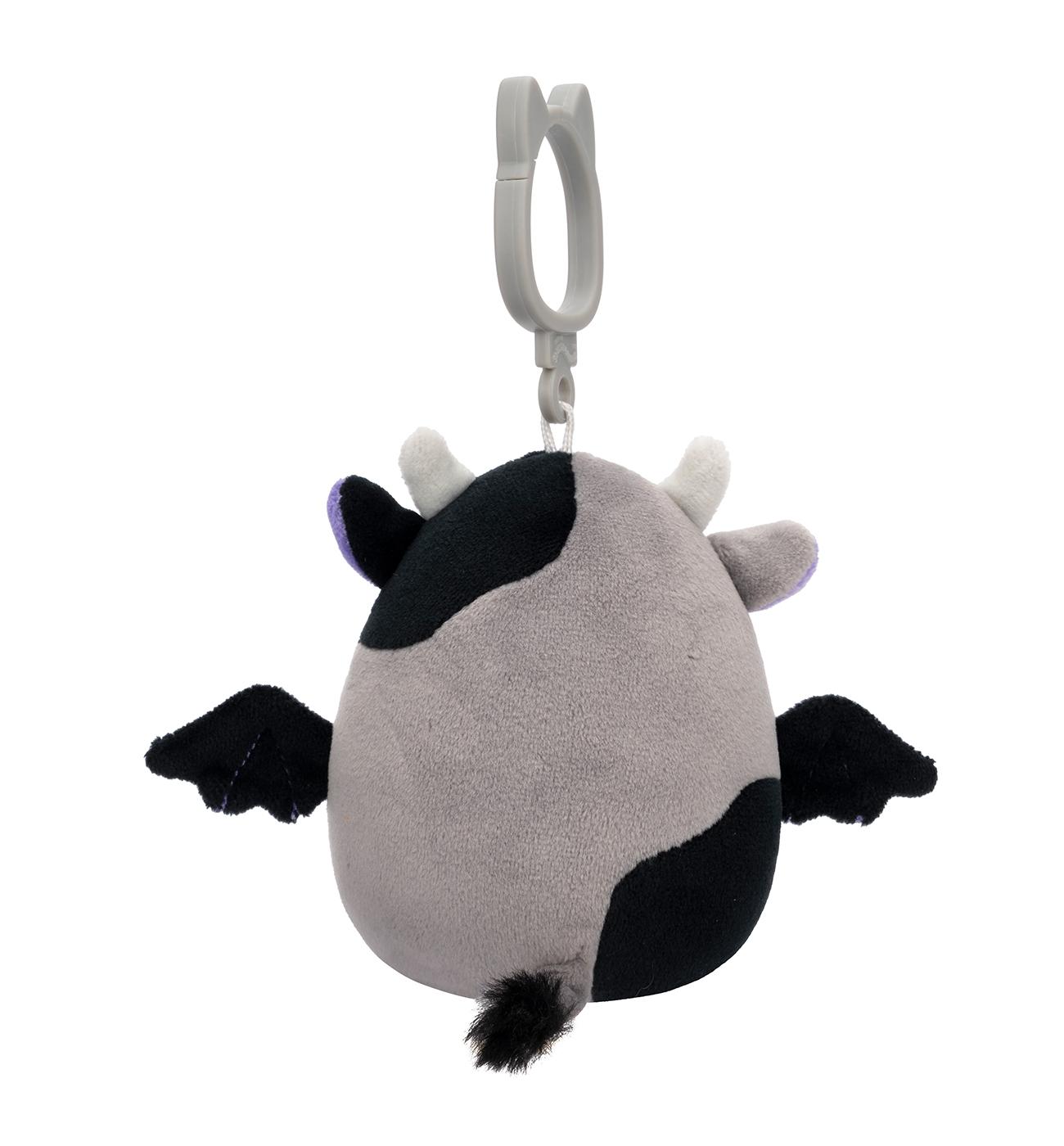 Squishmallows Cow Bat Halloween Clip-On Plush; image 3 of 3