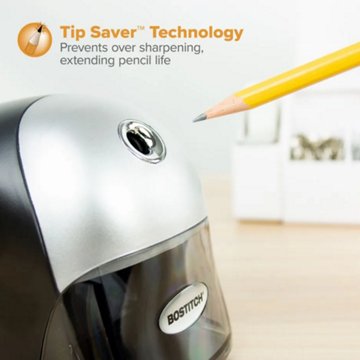 Bostitch QuietSharp Executive Electric Pencil Sharpener - Black