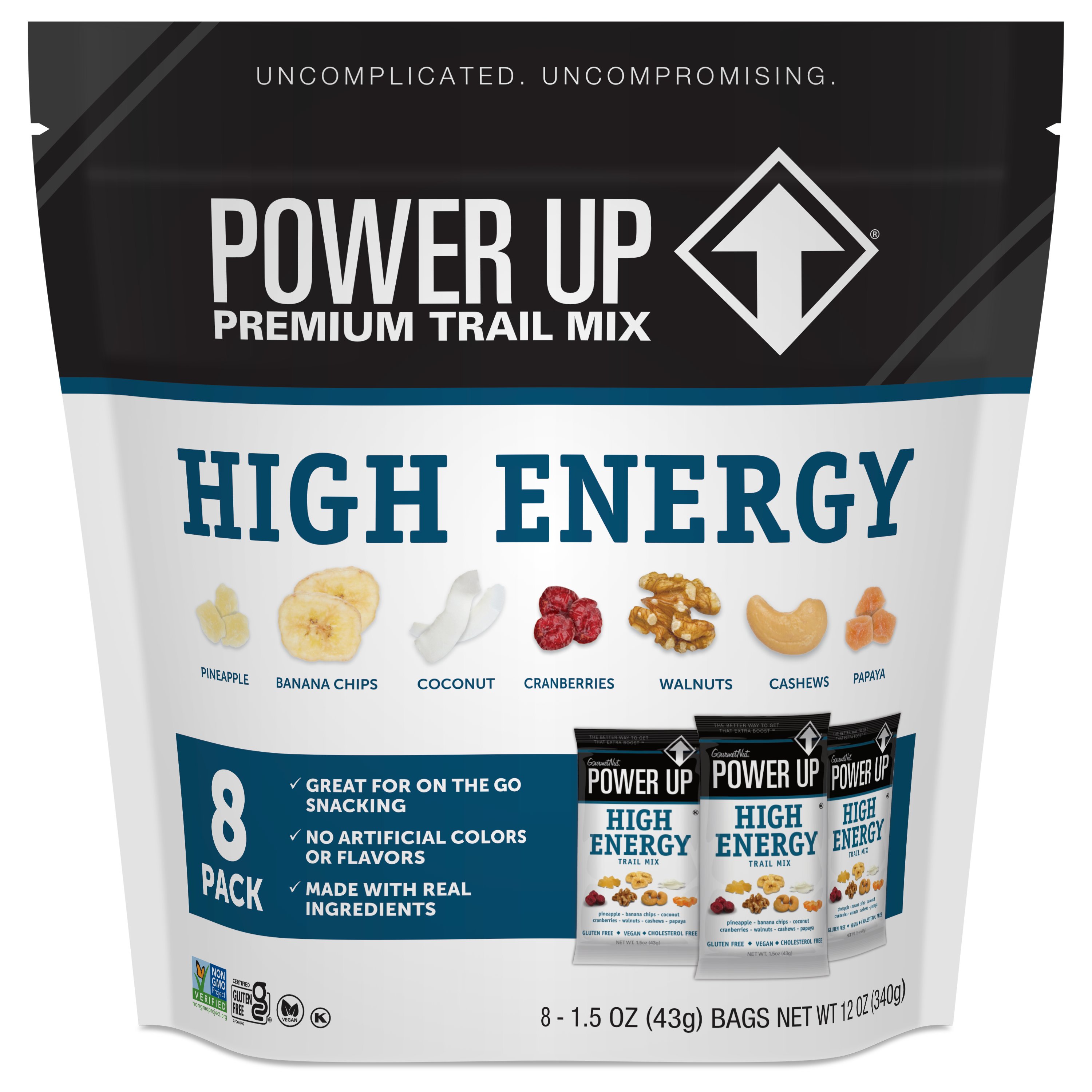 Gourmet Nut Power Up High Energy Trail Mix Snack Packs - Shop