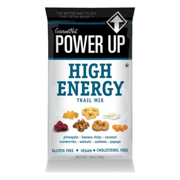 Gourmet Nut Power Up High Energy Trail Mix Snack Packs, 8 ct