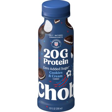 Chobani 20G Protein Zero Sugar Added Yogurt Drink - Cookies & Cream