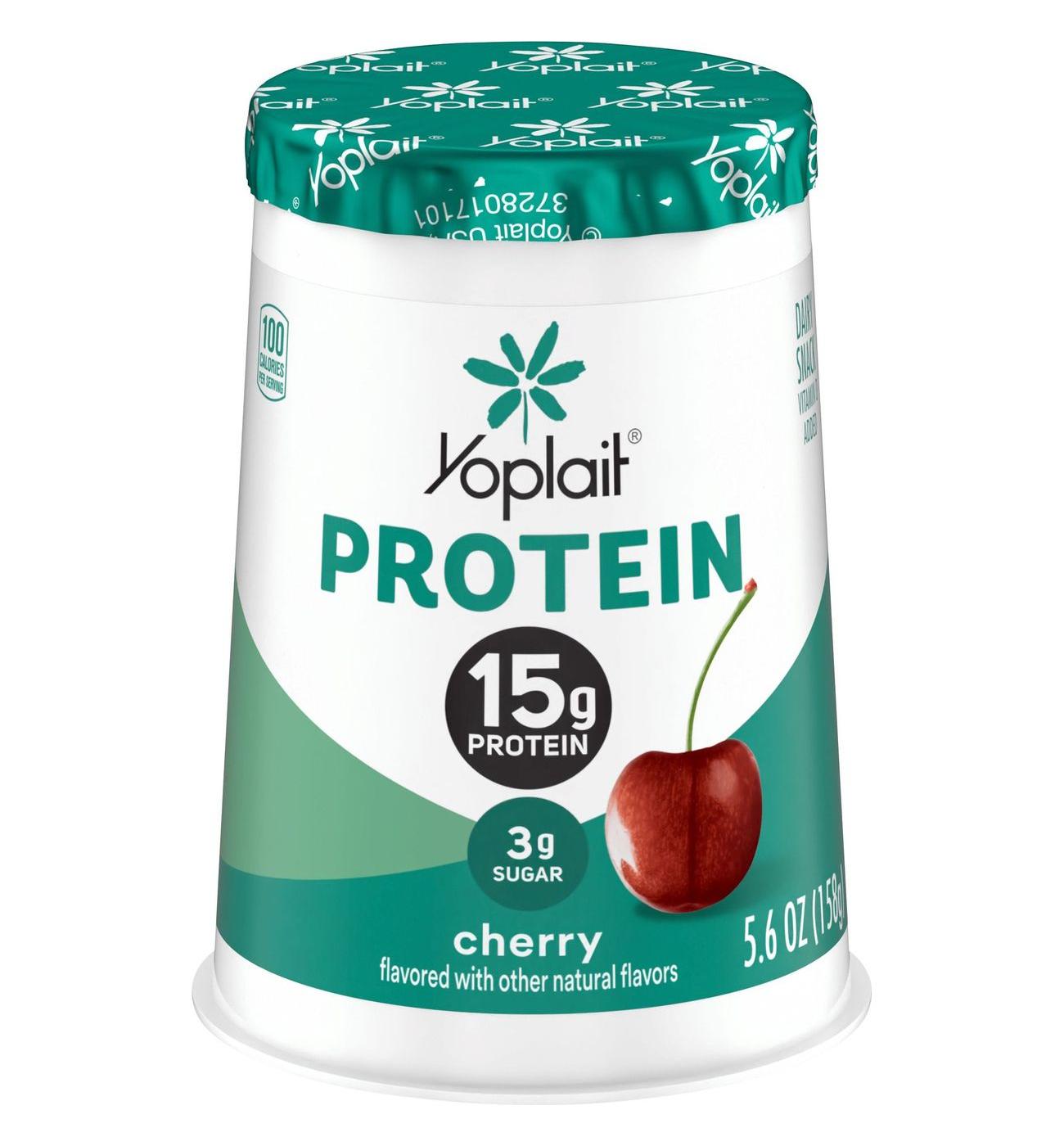 Yoplait 15g Protein Cherry Yogurt - Shop Yogurt at H-E-B