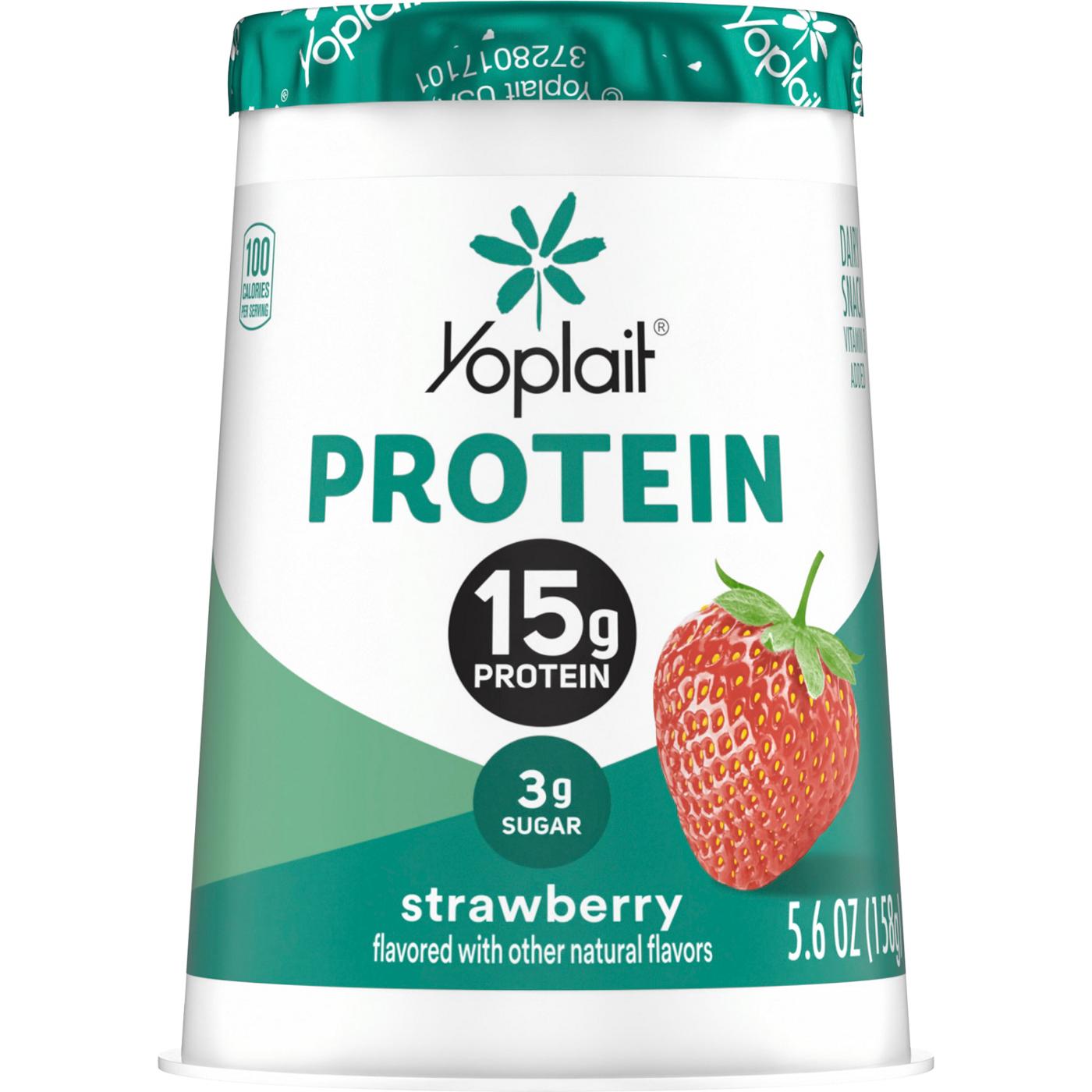 Yoplait 15g Protein Strawberry Yogurt; image 1 of 4