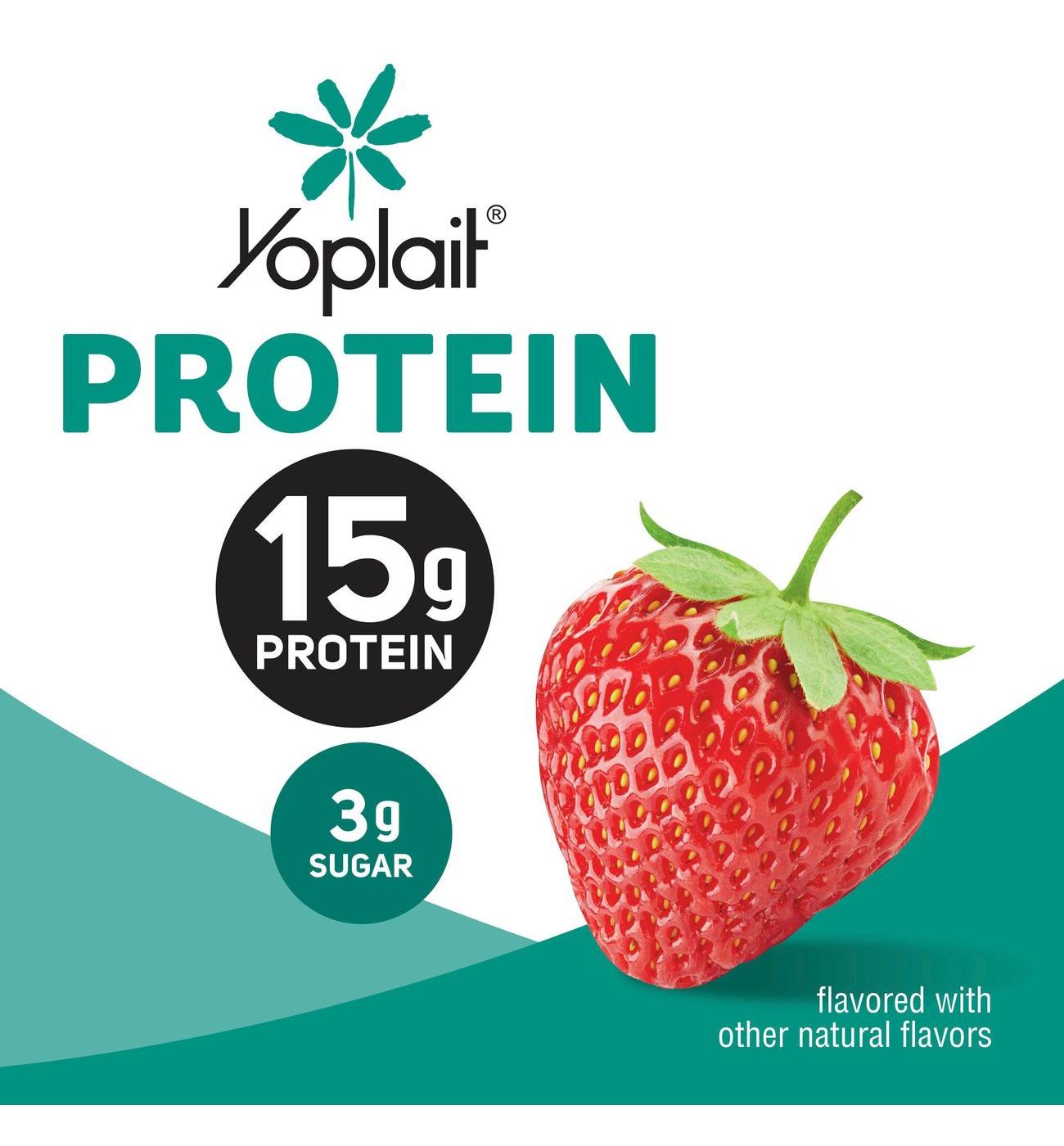 Yoplait 15g Protein Strawberry Yogurt; image 2 of 4