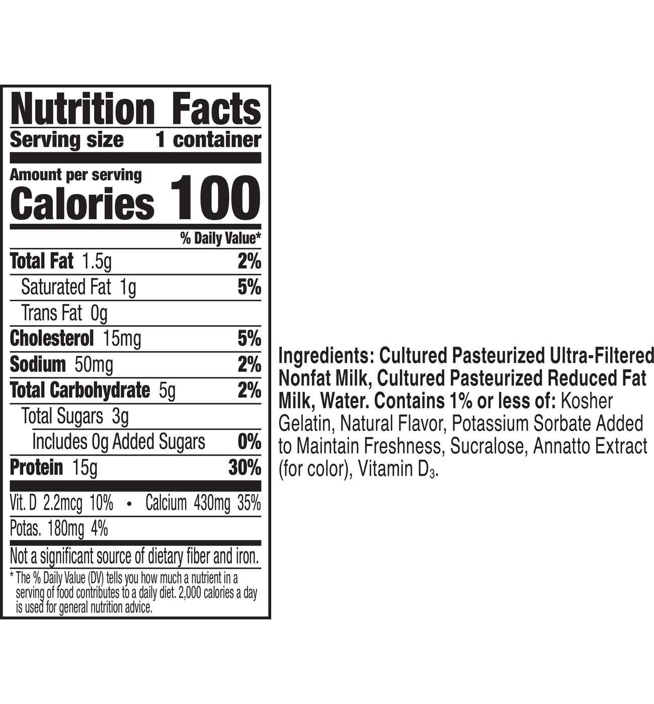 Yoplait 15g Protein Peach Yogurt; image 4 of 5