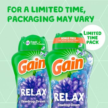 Gain Relax In-Wash Scent Booster Beads - Dewdrop Dream