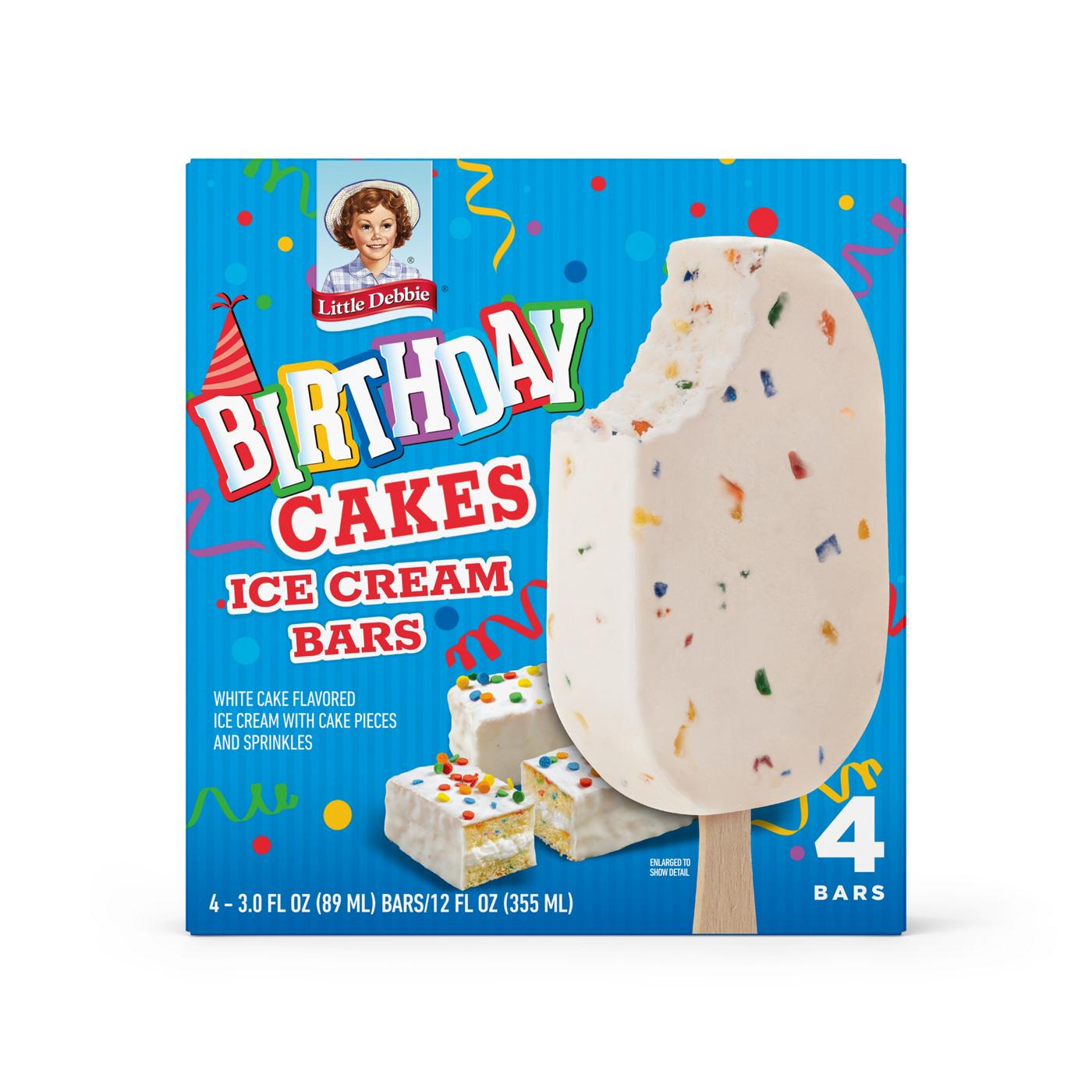 Little Debbie Birthday Cakes Ice Cream Bars; image 1 of 3