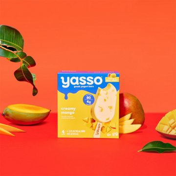 Yasso Creamy Mango Greek Yogurt Bars, 4 ct