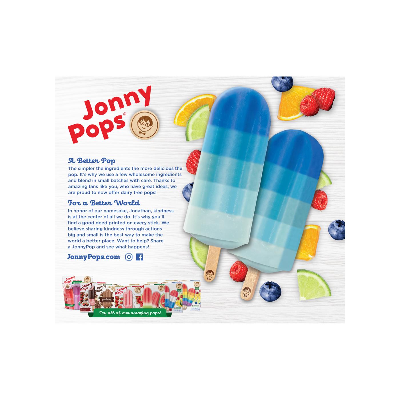 Jonny Pops Organic Blue Wave Dairy Free Pops Shop Bars And Pops At H E B