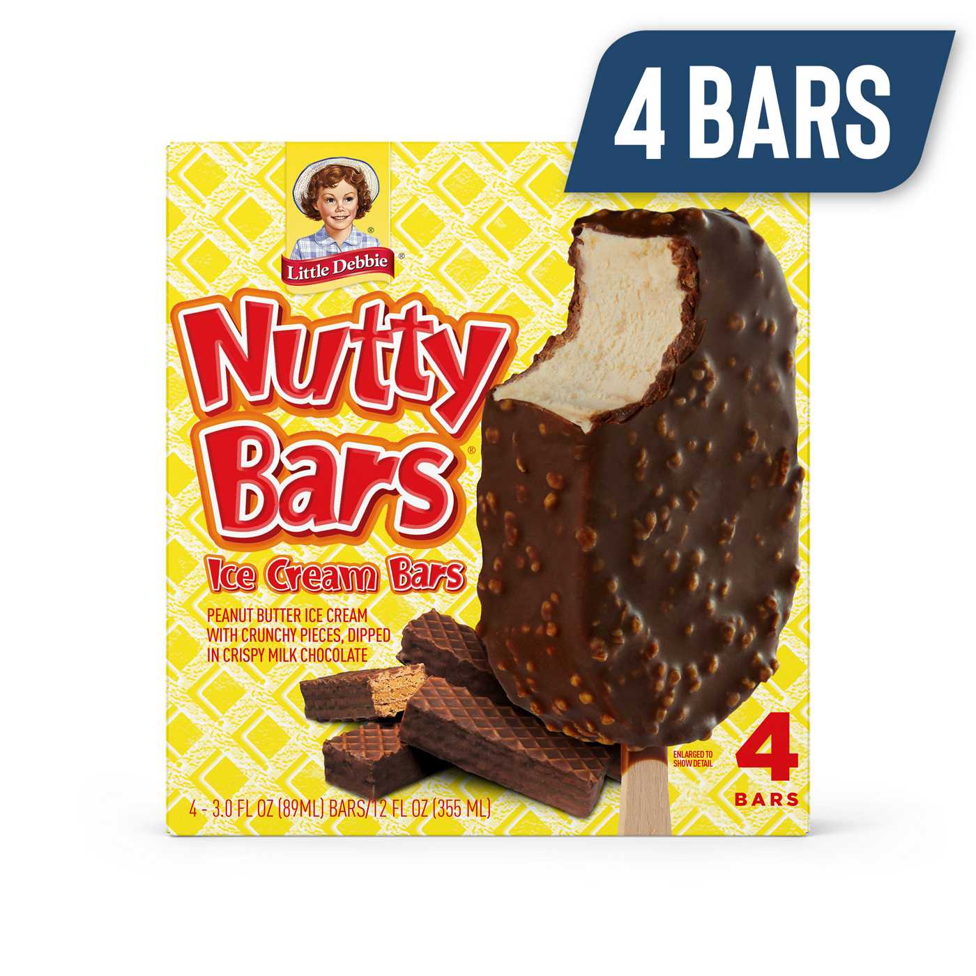 Little Debbie Nutty Bars Ice Cream Bars; image 1 of 3