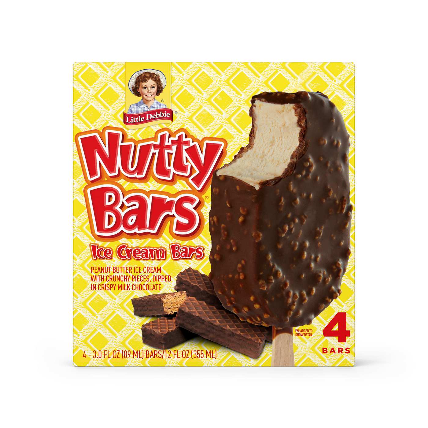 Little Debbie Nutty Bars Ice Cream Bars; image 3 of 3