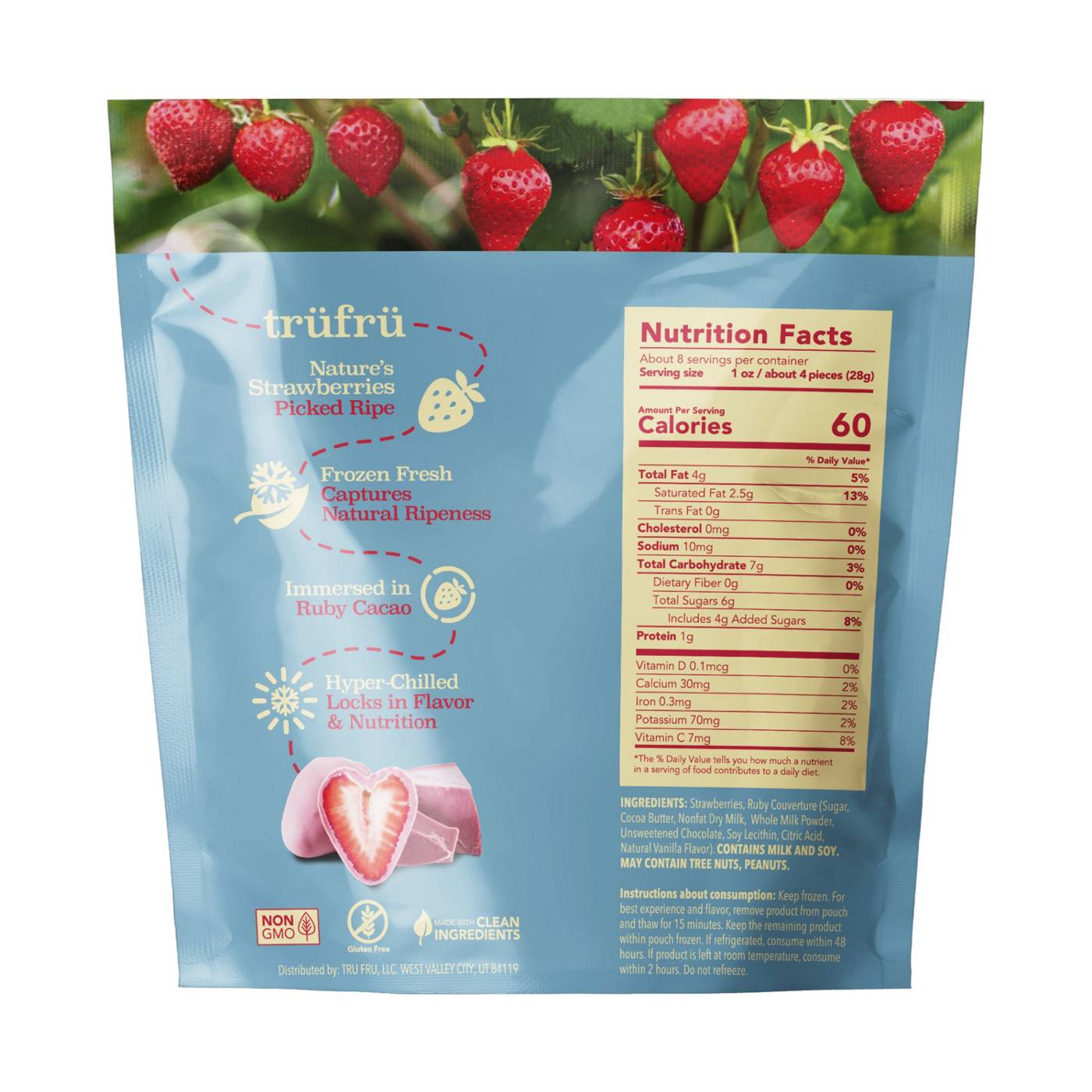 Tru Fru Nature's Strawberries - Ruby Cacao; image 3 of 3