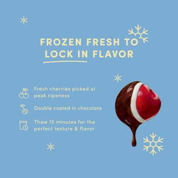 Tru Fru Frozen Cherries - White + Dark Chocolate