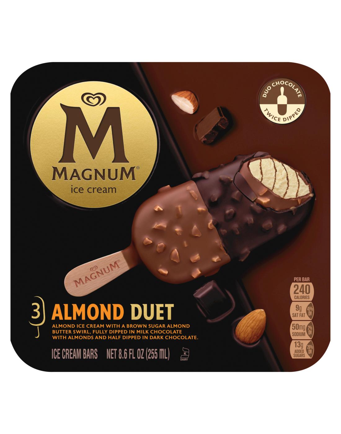 Magnum Almond Duet Ice Cream Bars; image 1 of 2