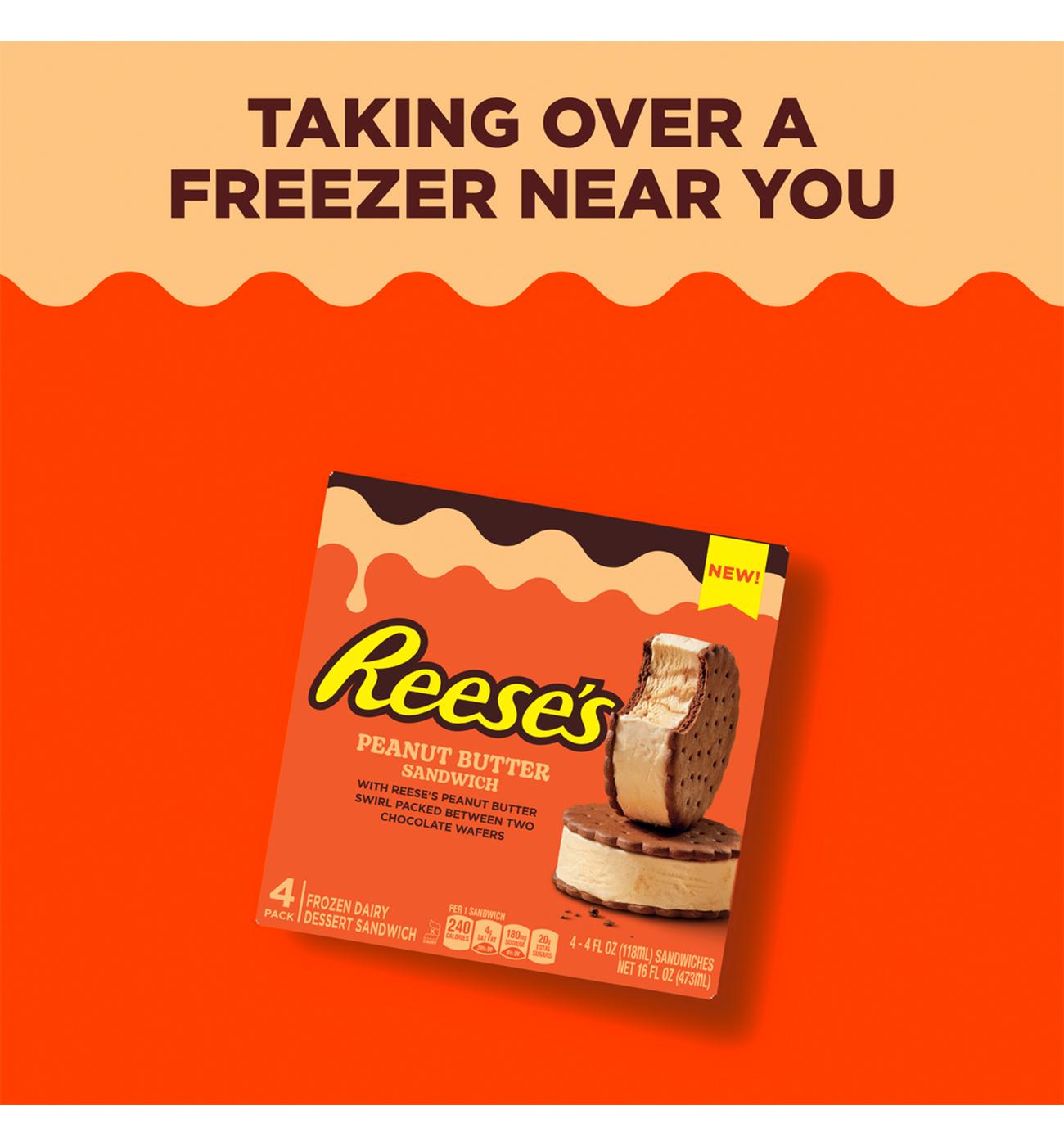 Reese's Peanut Butter Ice Cream Sandwiches; image 5 of 6