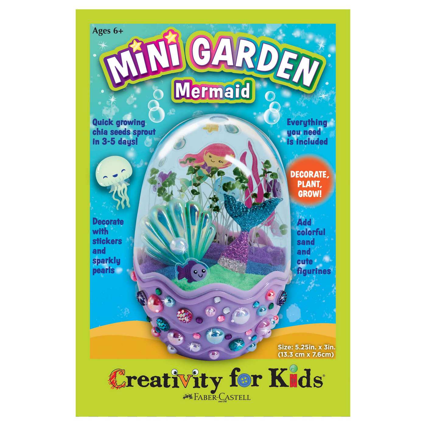 Creativity for Kids Mini Mermaid Garden Kit; image 1 of 5