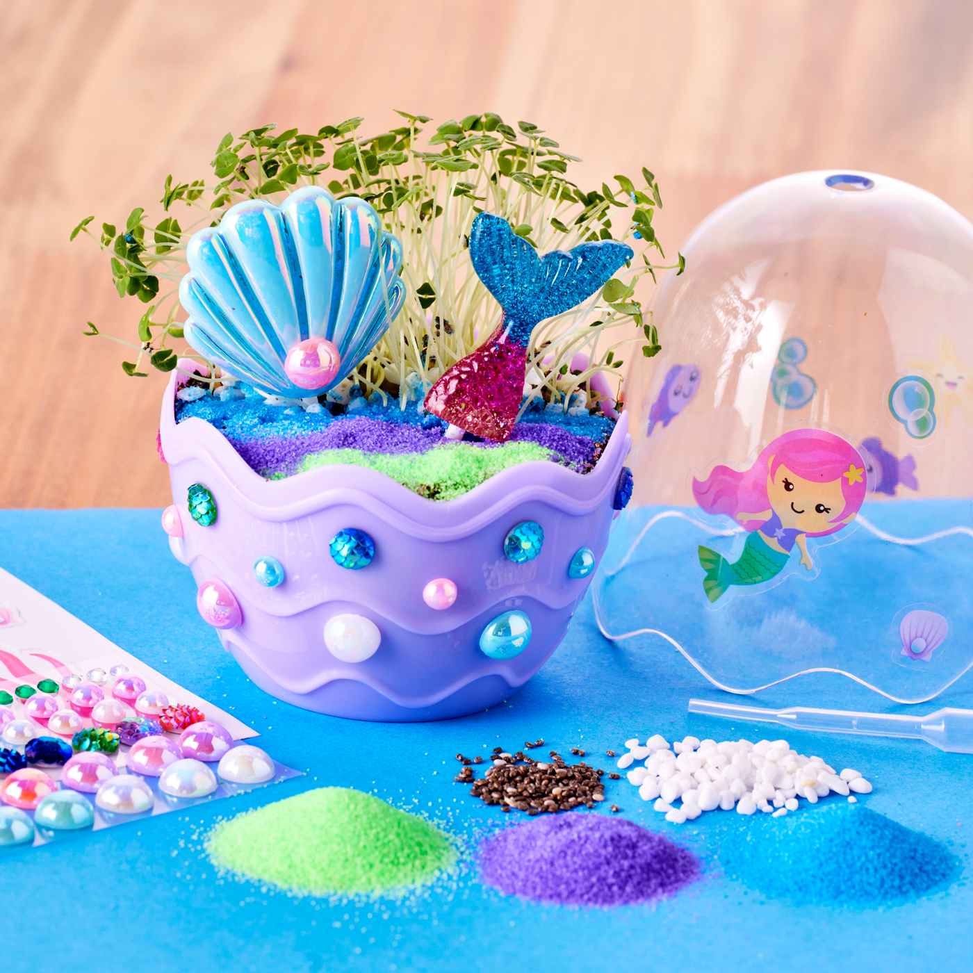 Creativity for Kids Mini Mermaid Garden Kit; image 2 of 5